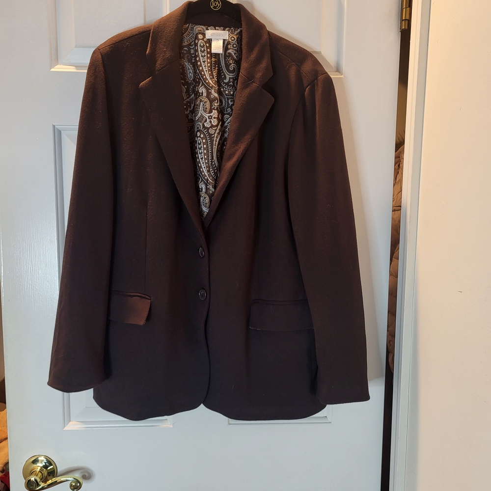 Chico's Brown Blazer (Chico Size 2)